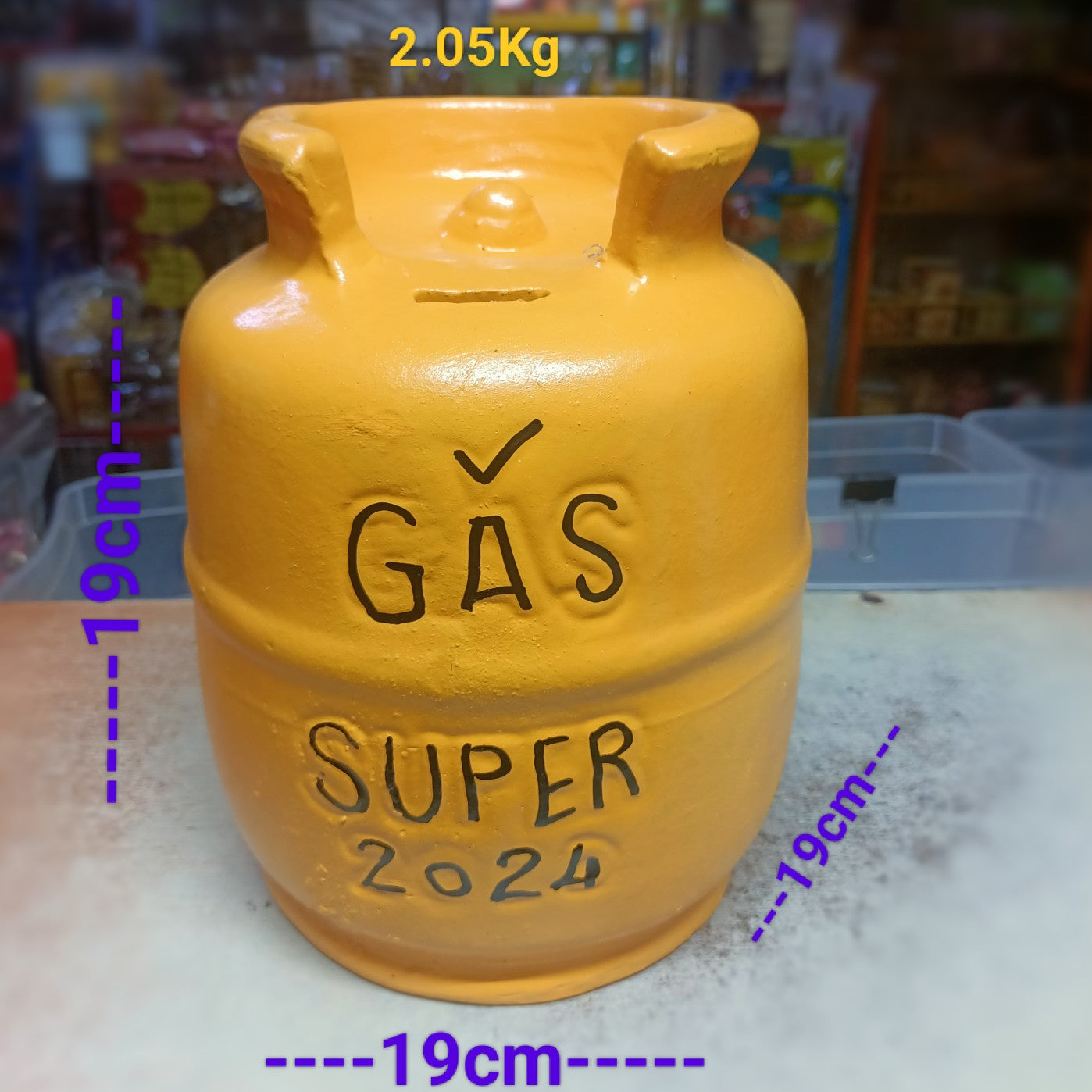 Gas Cannister Coin Bank