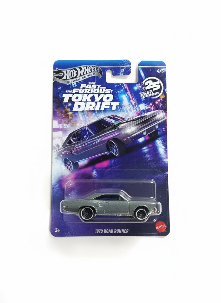 HOT WHEELS SILVER SERIES THE FAST AND FURIOUS - TOKYO DRIFT (25 YEARS)