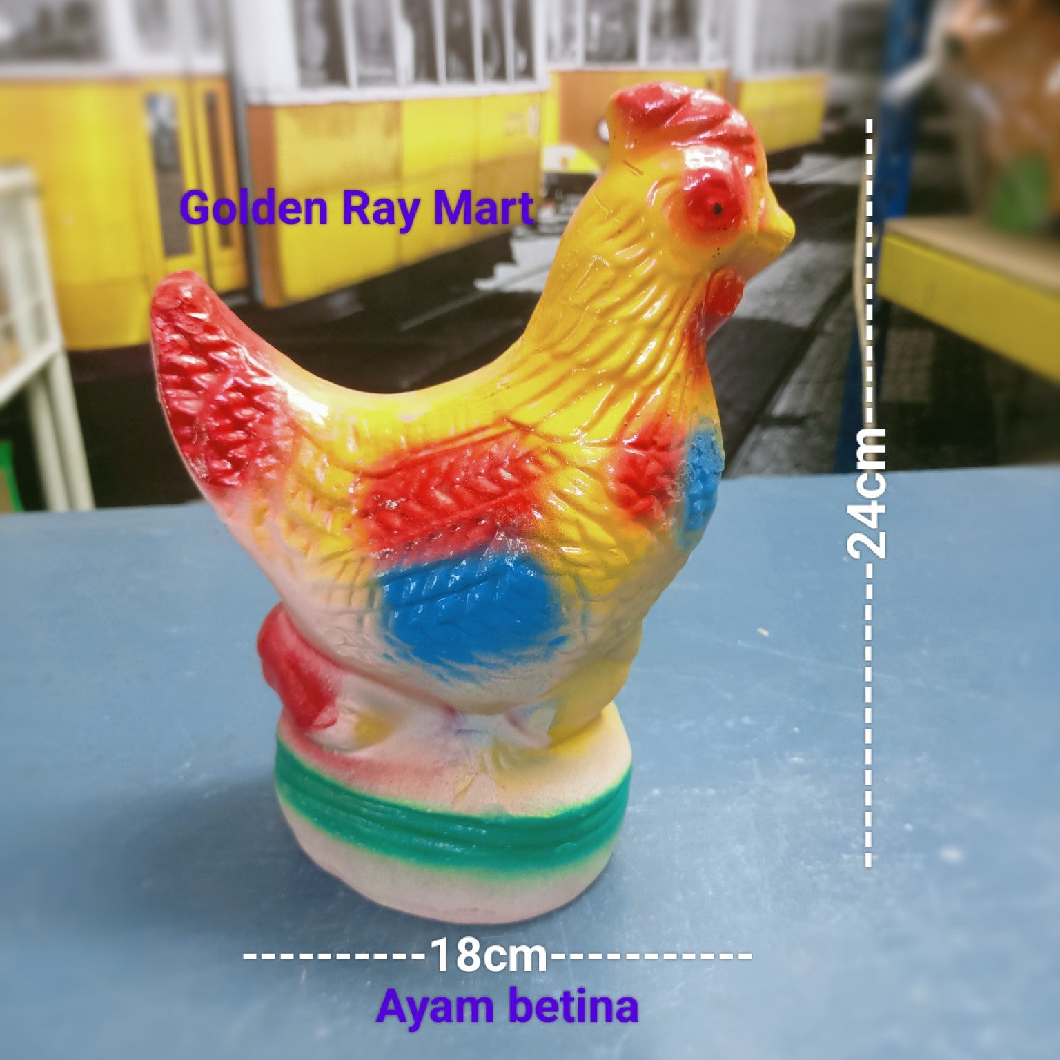 COIN BANK - HEN/ROOSTER (AYAM BETINA/JANTAN)