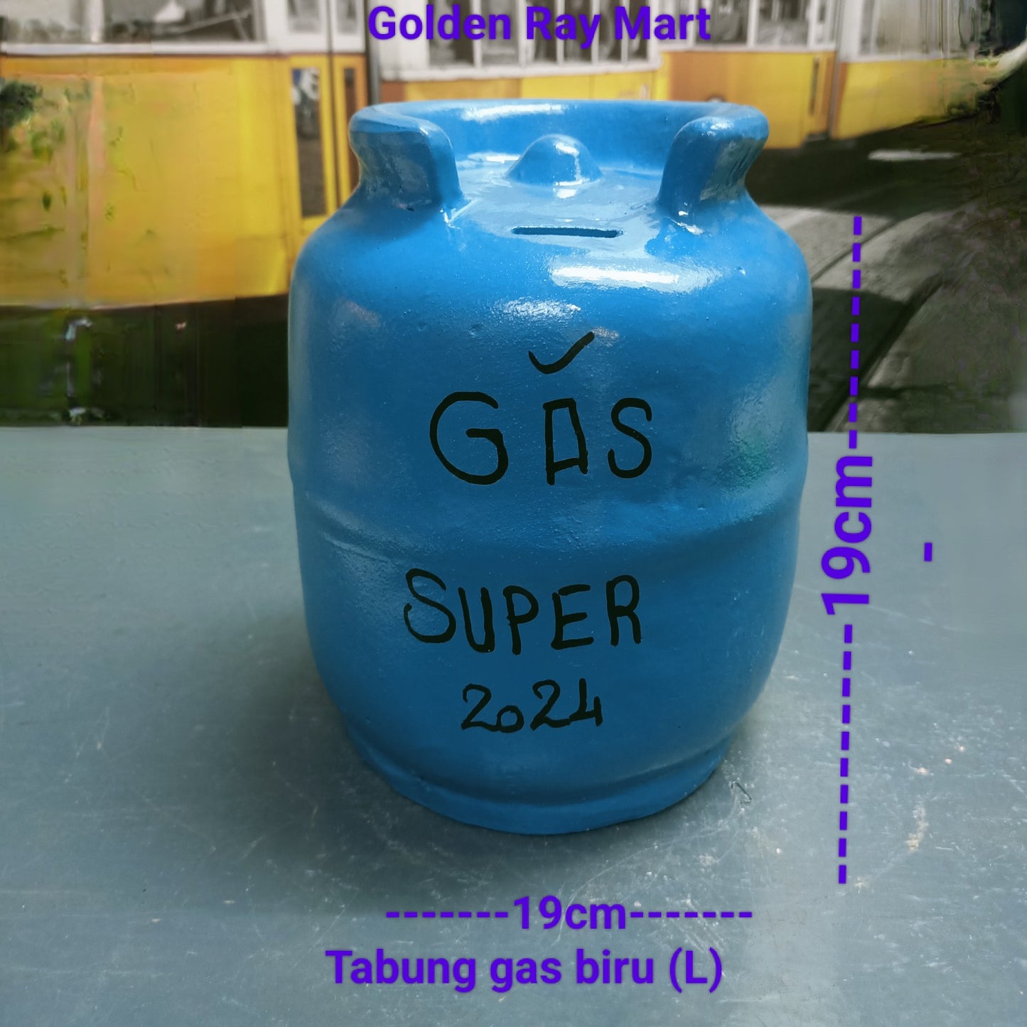Gas Cannister Coin Bank