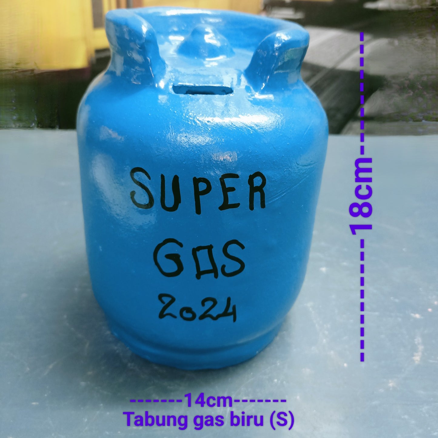 Gas Cannister Coin Bank