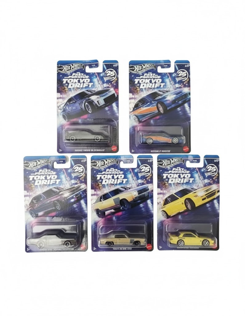 HOT WHEELS SILVER SERIES THE FAST AND FURIOUS - TOKYO DRIFT (25 YEARS)
