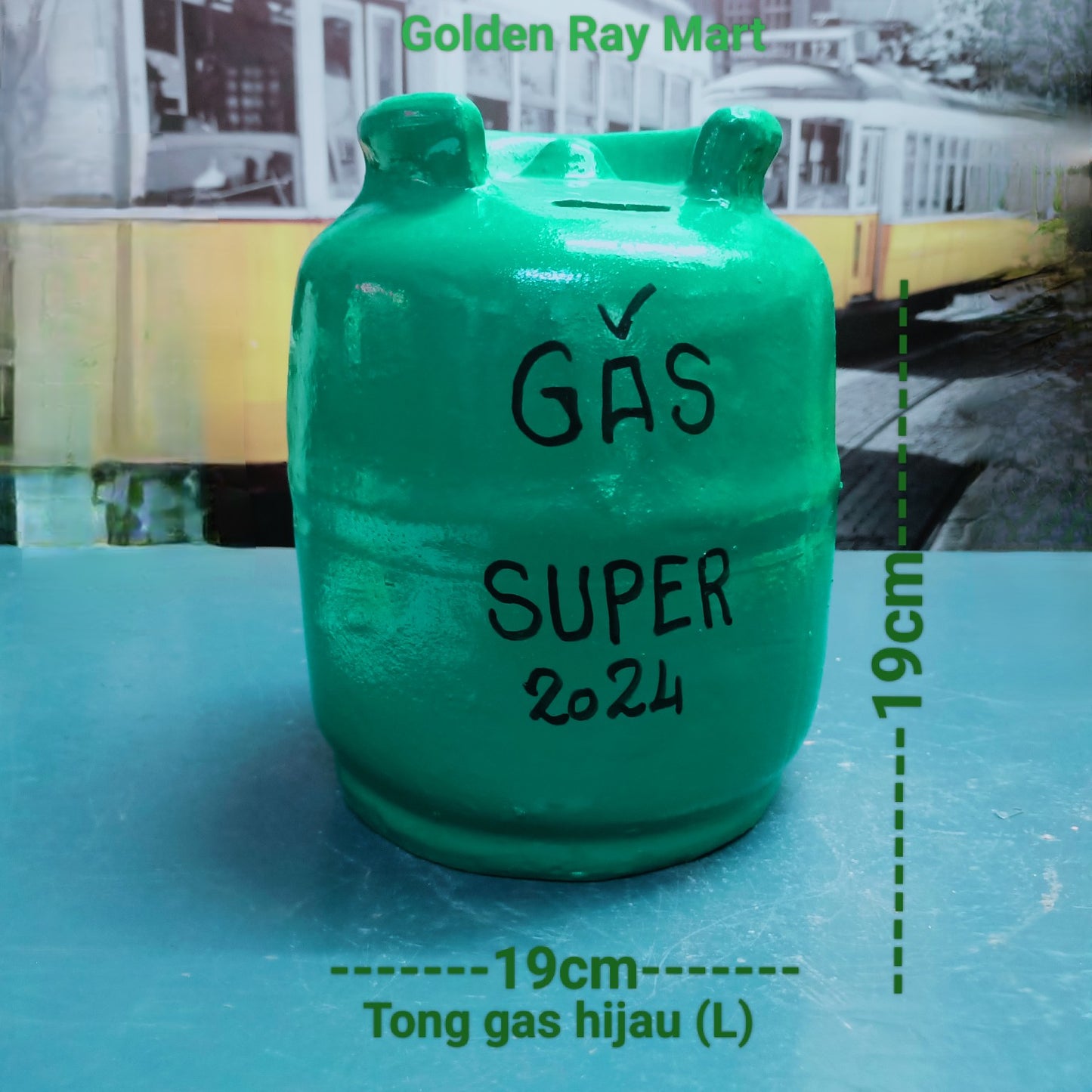 Gas Cannister Coin Bank