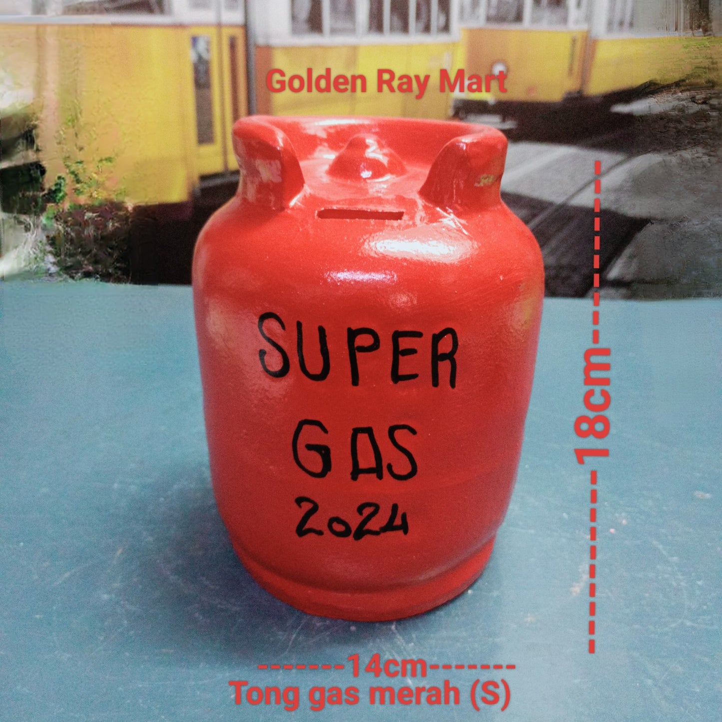 Gas Cannister Coin Bank