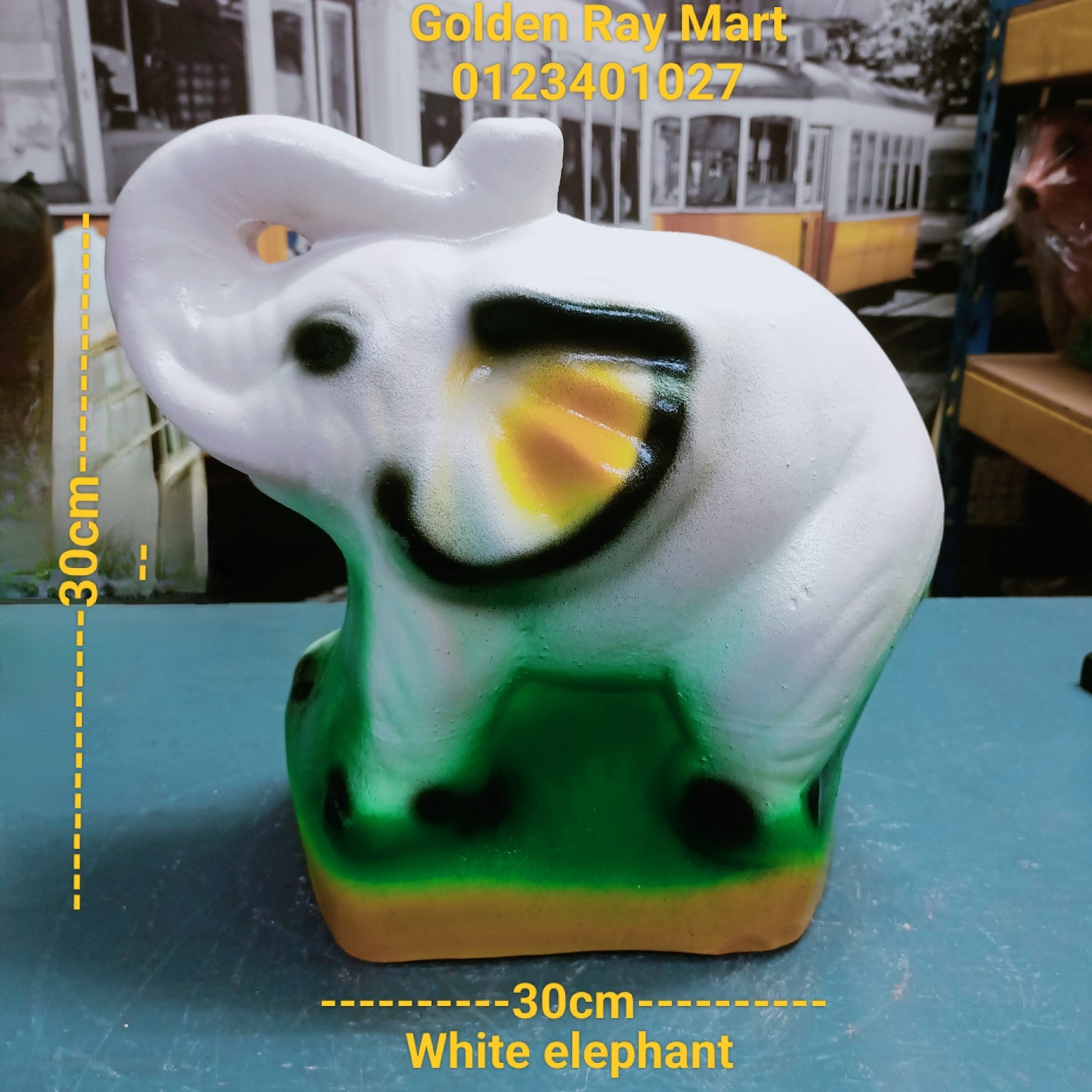 COIN BANK - ELEPHANT (COLOUR)/ (WHITE)