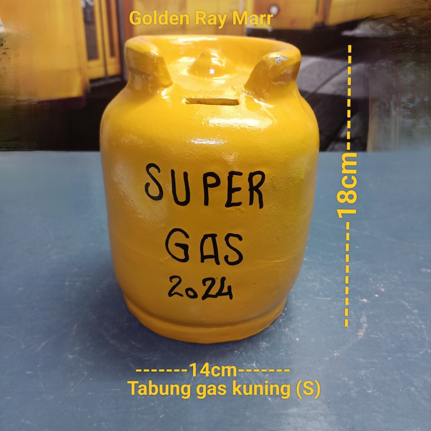 Gas Cannister Coin Bank