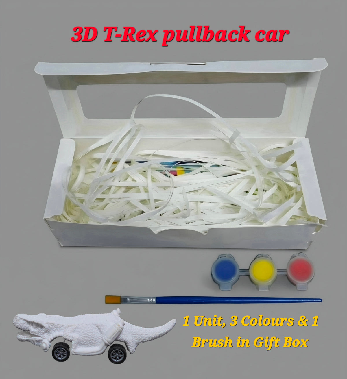DIY Plaster Painting Kit - Kids Non-toxic Gypsum Powder Mould Art Crafts Creation untuk Seni Tangan Anak-anak