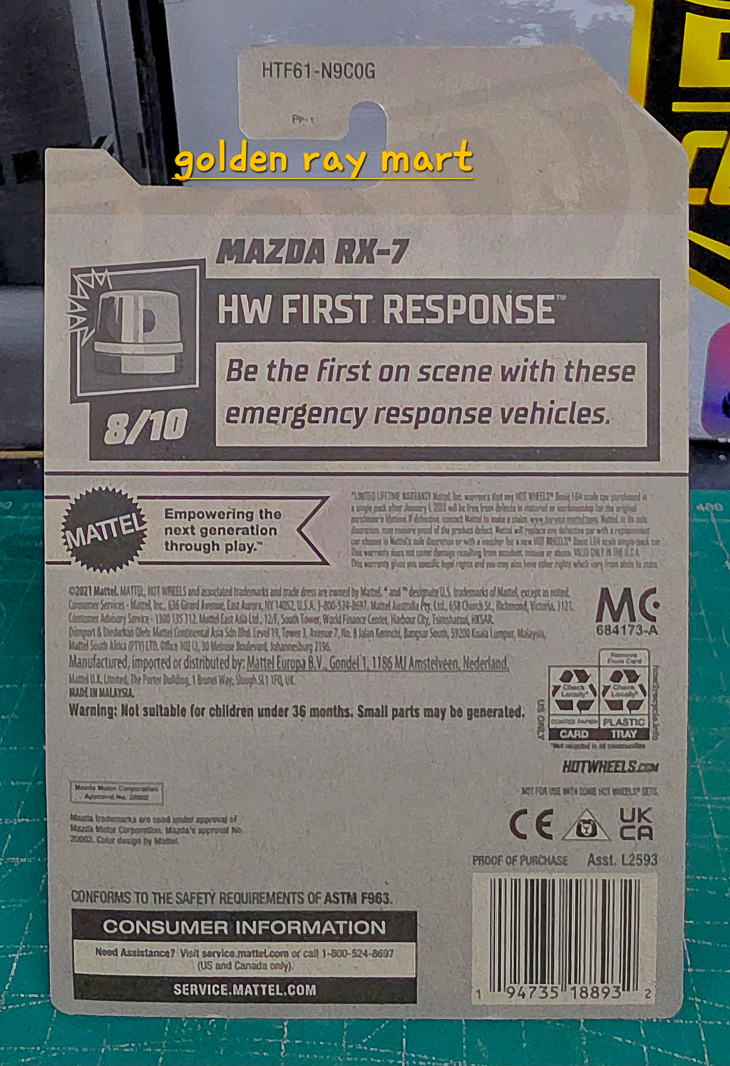 Mazda RX-7 - Hot Wheels Factory Sealed 2024