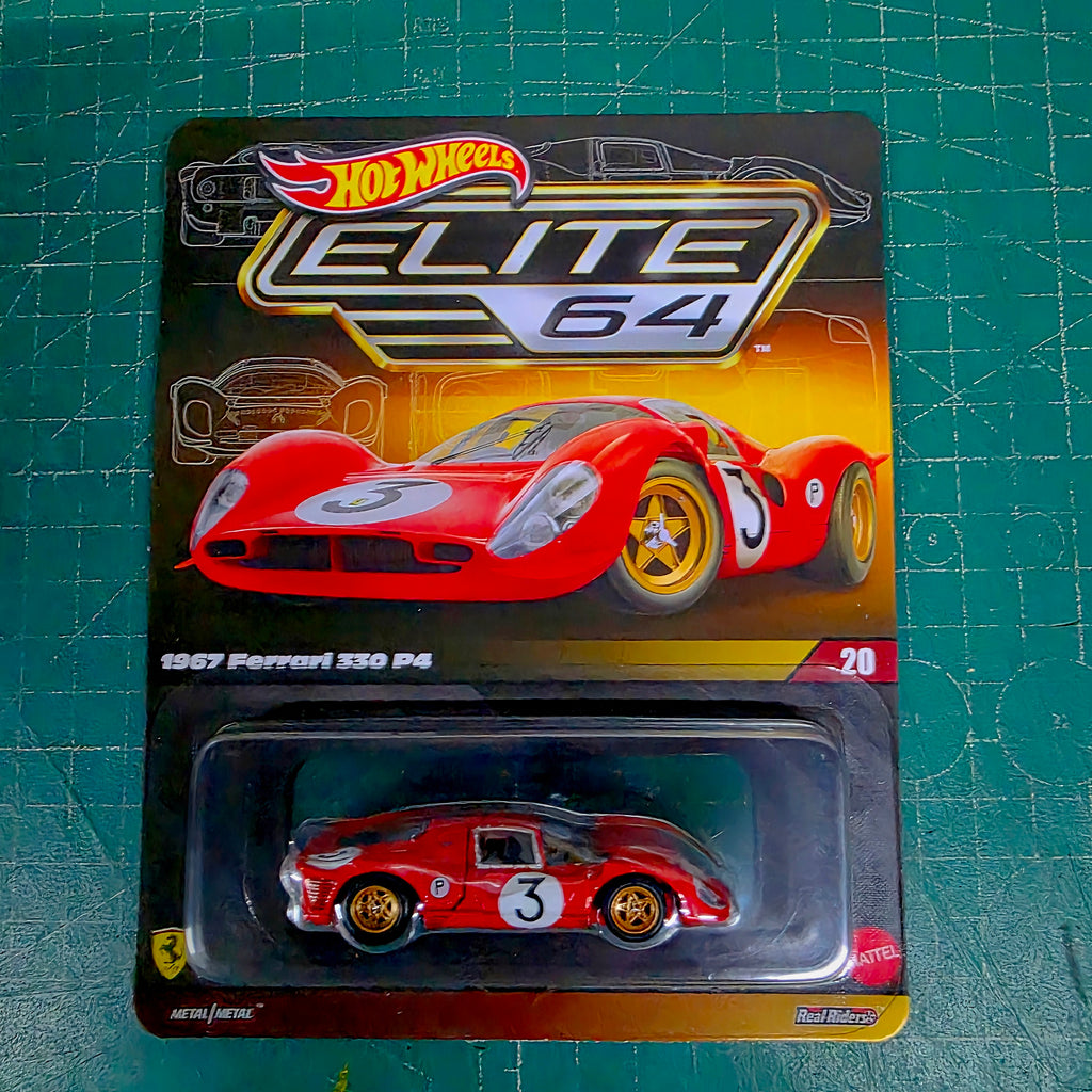 Hot Wheels Elite64 1967 Ferrari 330 P4 Rosso Corsa Red