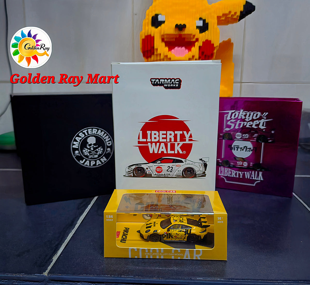 CC 1/64 Porsche 992 GT3 RS Pikachu livery Diecast Model