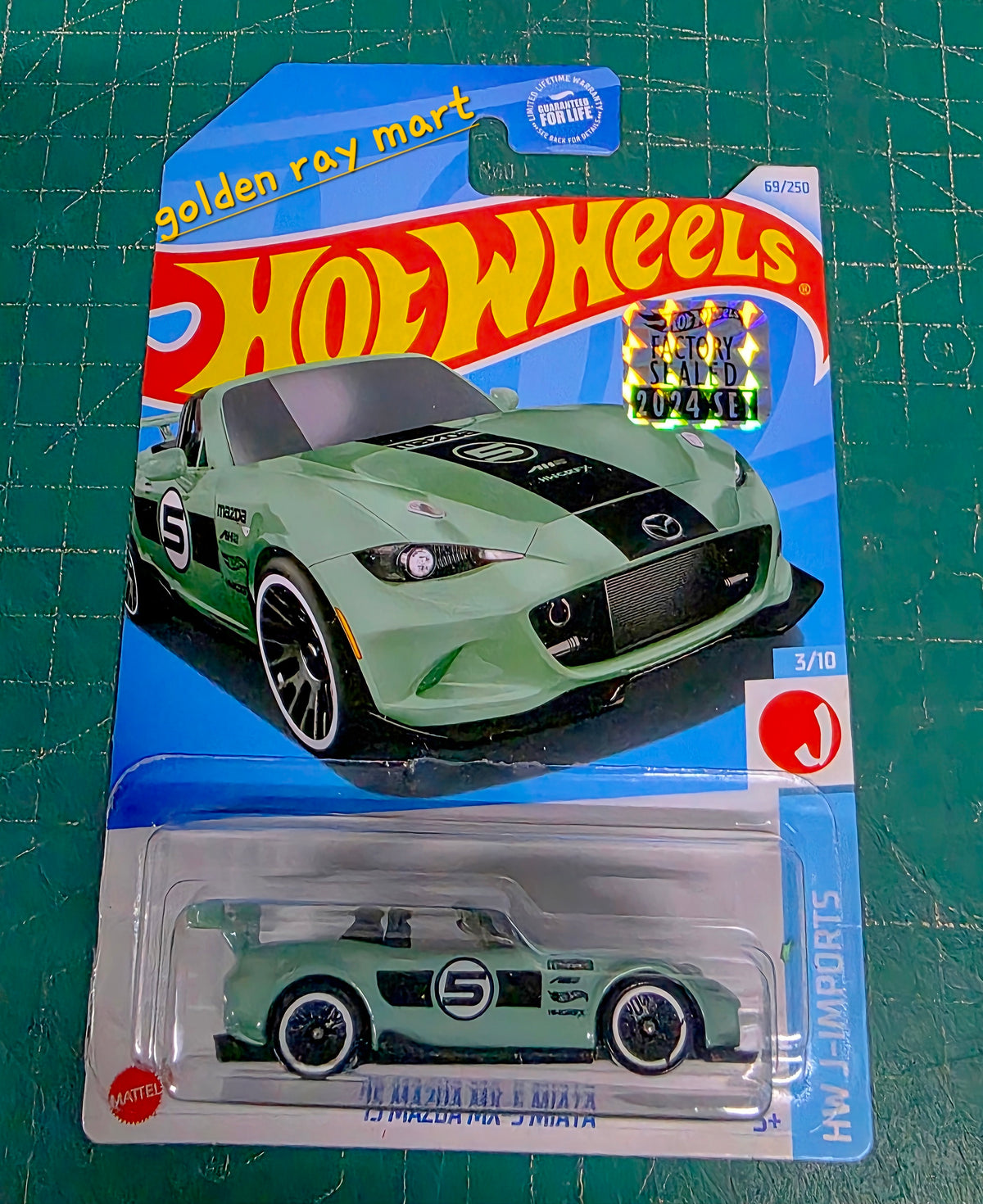 '15 Mazda MX-5 Miata - Hot Wheels Factory Sealed 2024
