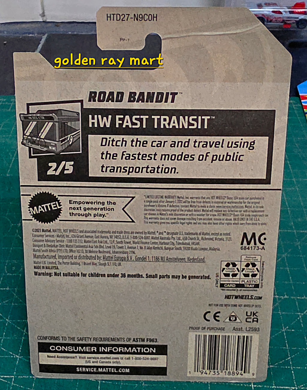 Road Bandit 2pcs - Hot Wheels Factory Sealed 2024