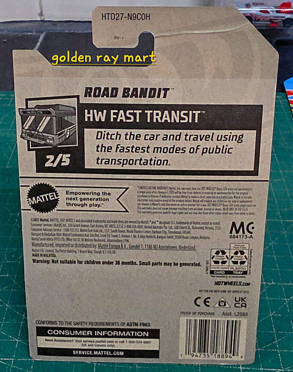 Road Bandit 2pcs - Hot Wheels Factory Sealed 2024