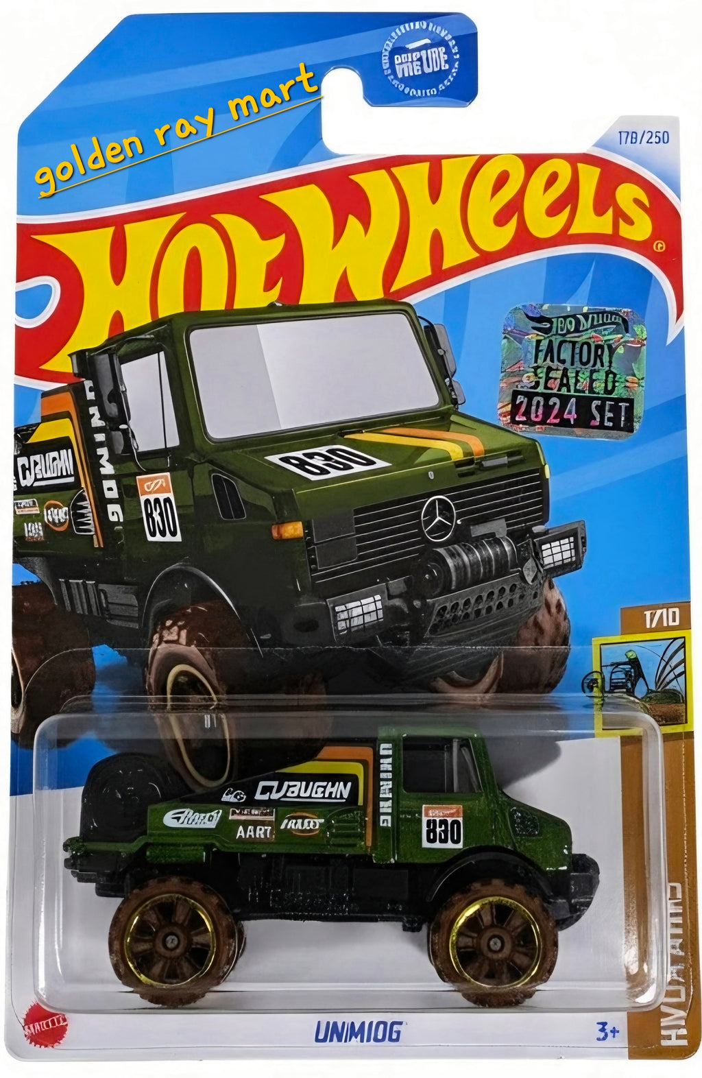 Mercedes-Benz Unimog 1300L - Hot Wheels Factory Sealed 2024