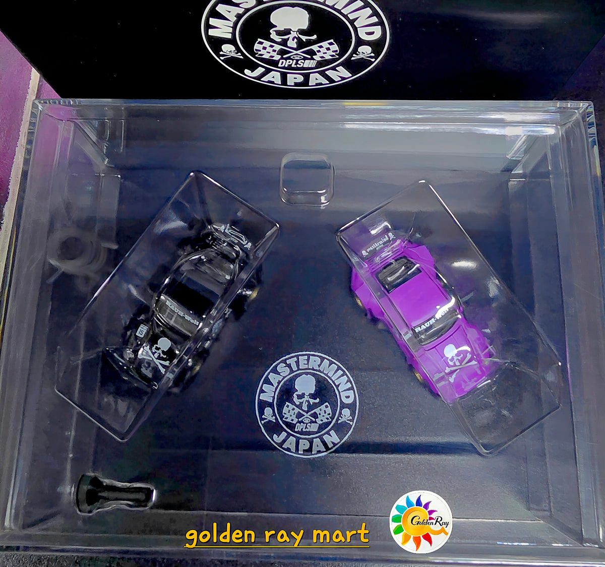 AR Box x DPLS x Mastermind Japan 1:64 RWB 993 2-Car Box Set IDE 2026 Exclusive (Black and a Matte Purple RWB 993)