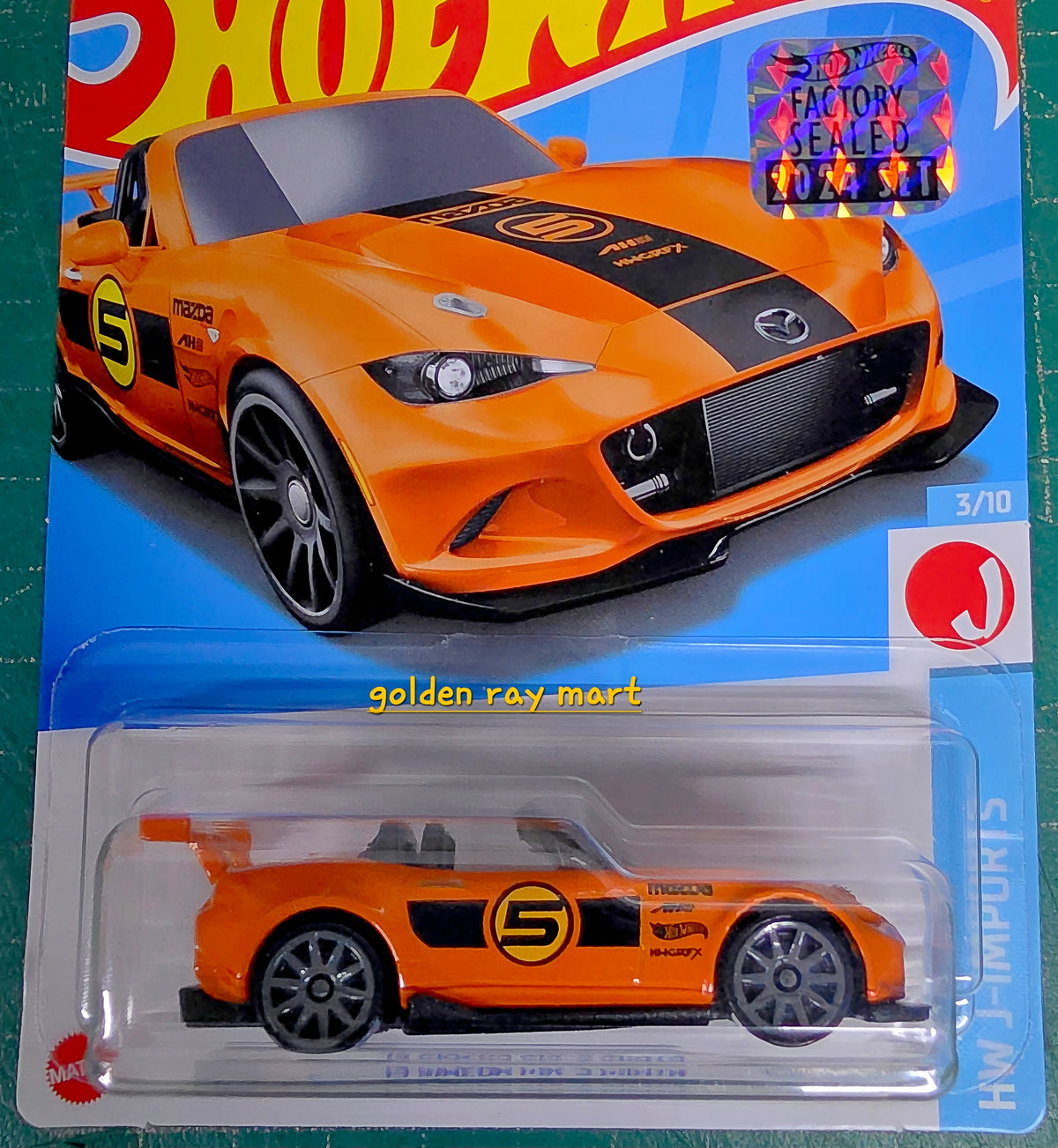 '15 Mazda MX-5 Miata - Hot Wheels Factory Sealed 2024