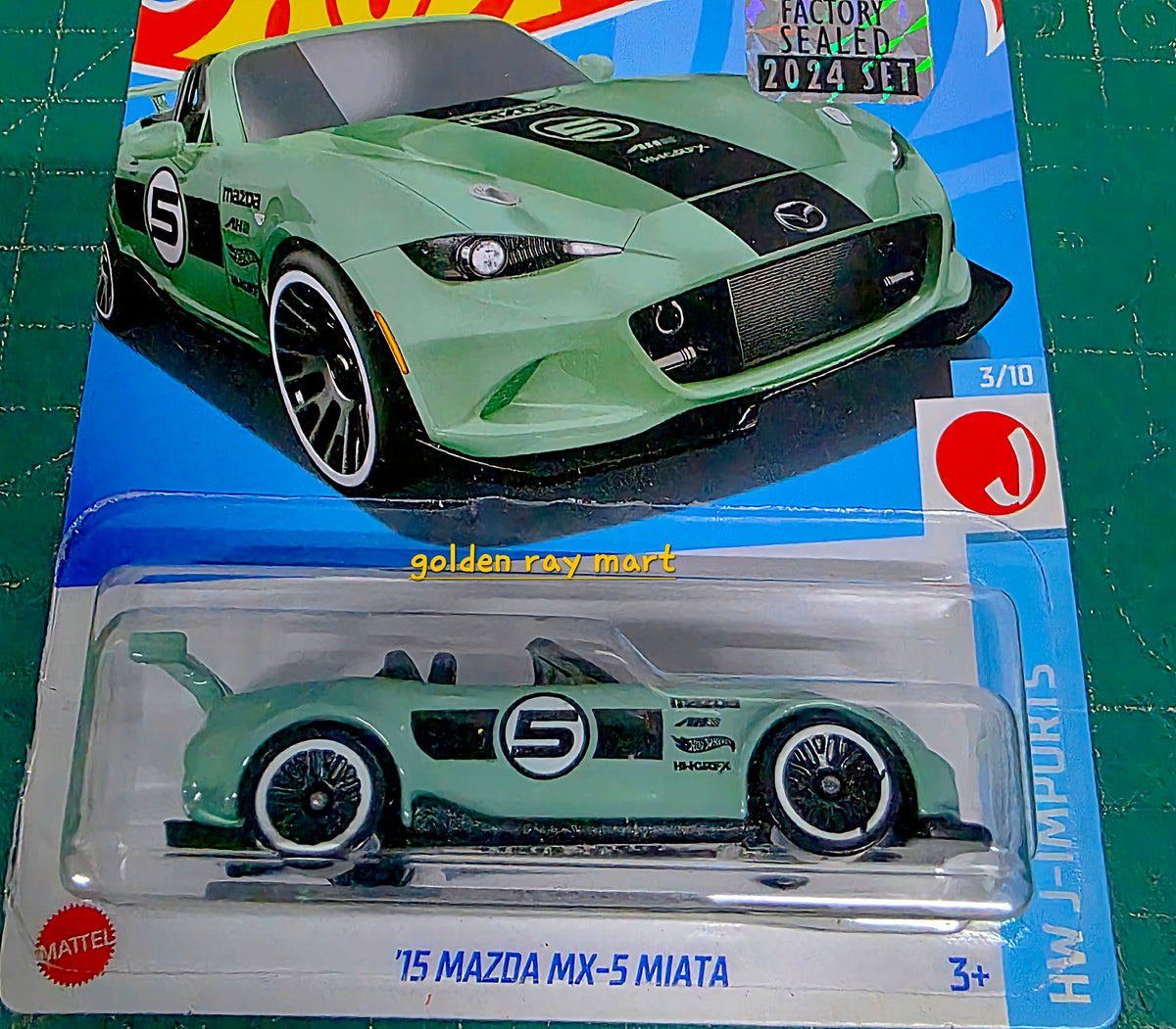 '15 Mazda MX-5 Miata - Hot Wheels Factory Sealed 2024