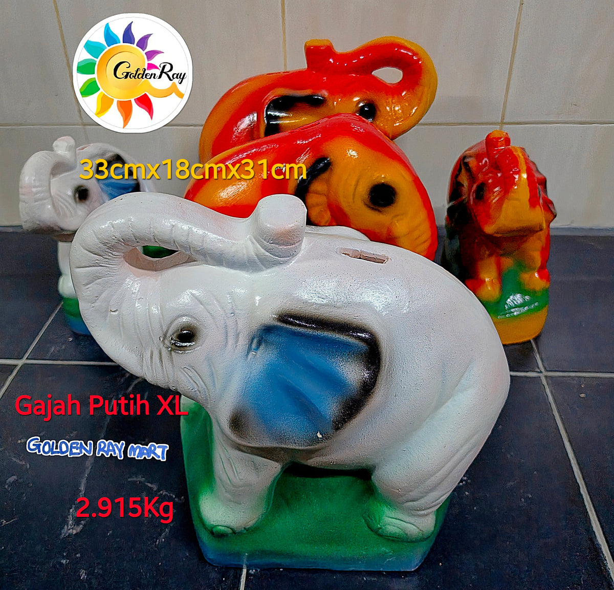 TABUNG DUIT NOSTALGIA - GAJAH