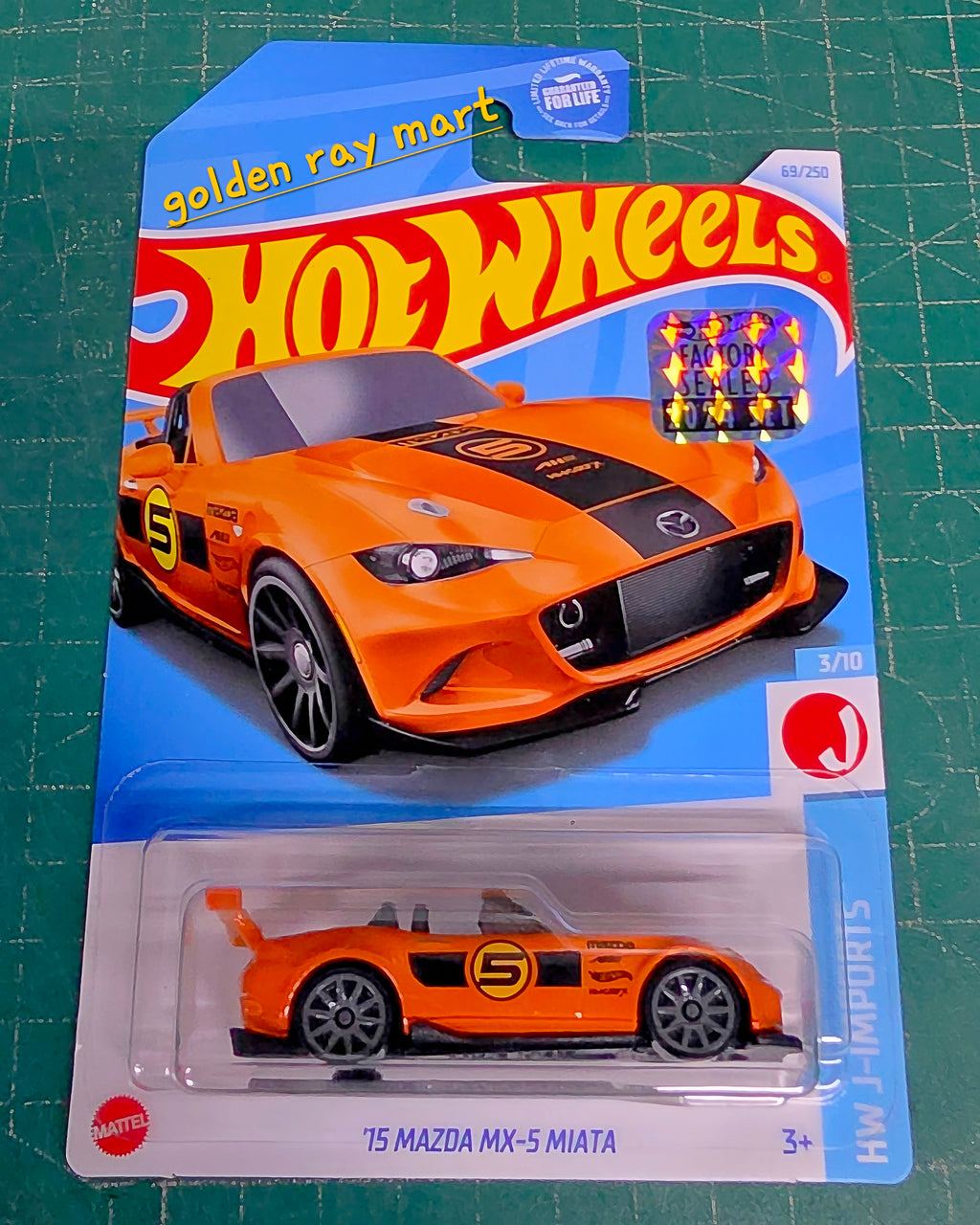 '15 Mazda MX-5 Miata - Hot Wheels Factory Sealed 2024