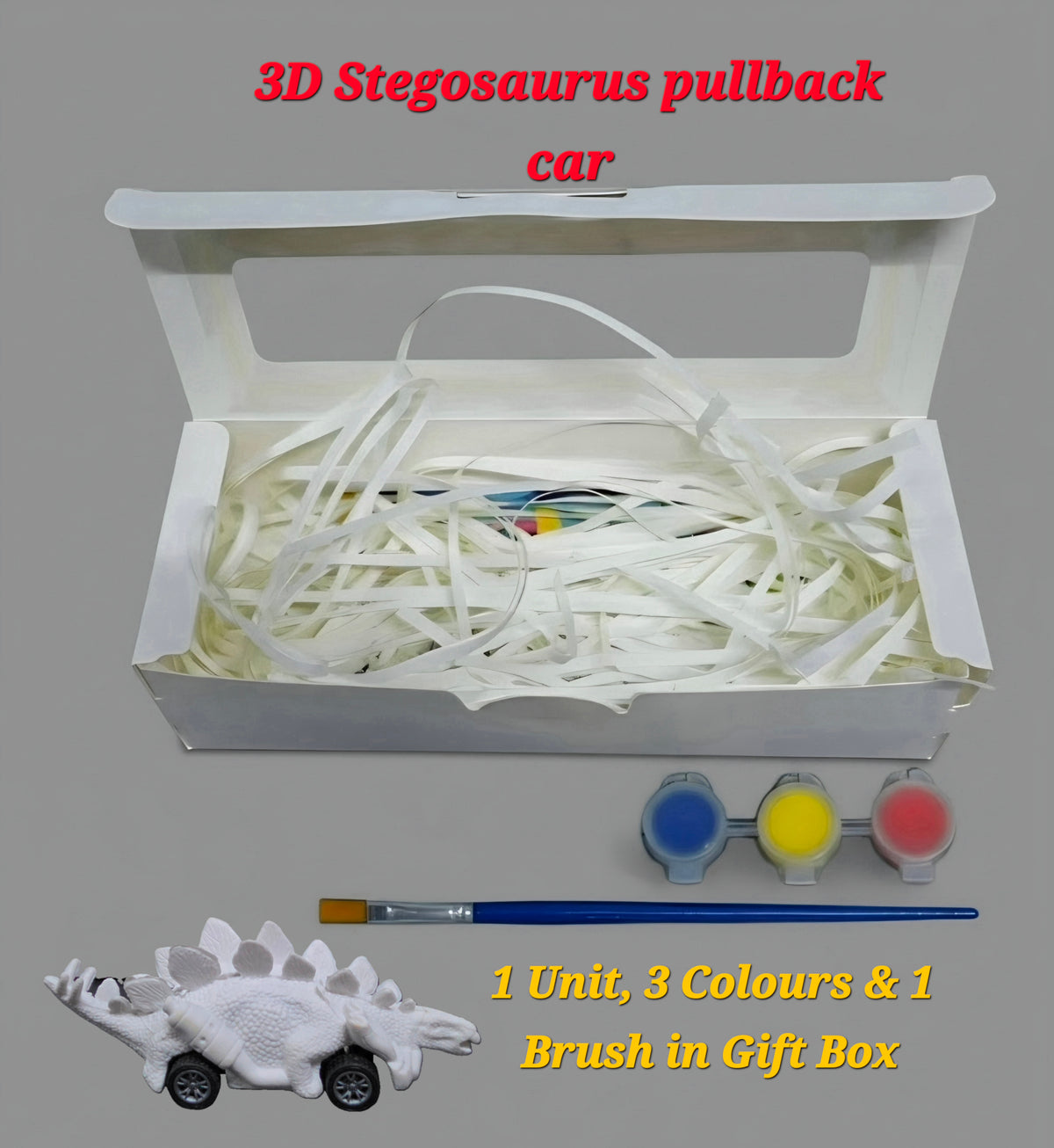 DIY Plaster Painting Kit - Kids Non-toxic Gypsum Powder Mould Art Crafts Creation untuk Seni Tangan Anak-anak