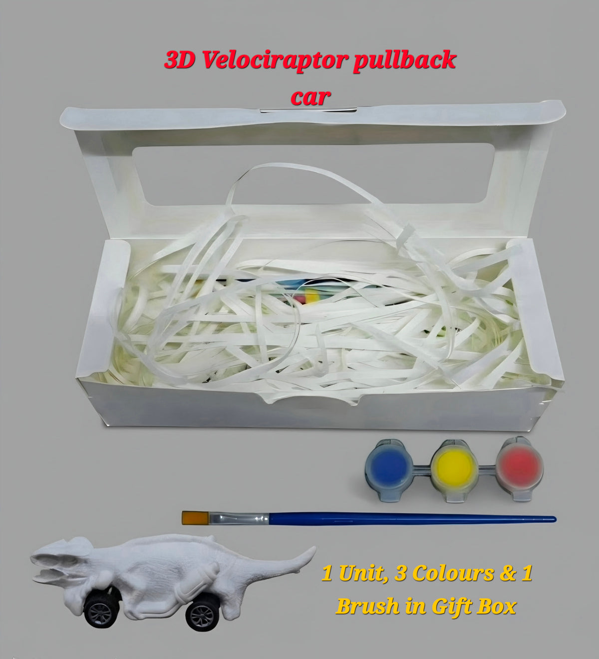 DIY Plaster Painting Kit - Kids Non-toxic Gypsum Powder Mould Art Crafts Creation untuk Seni Tangan Anak-anak
