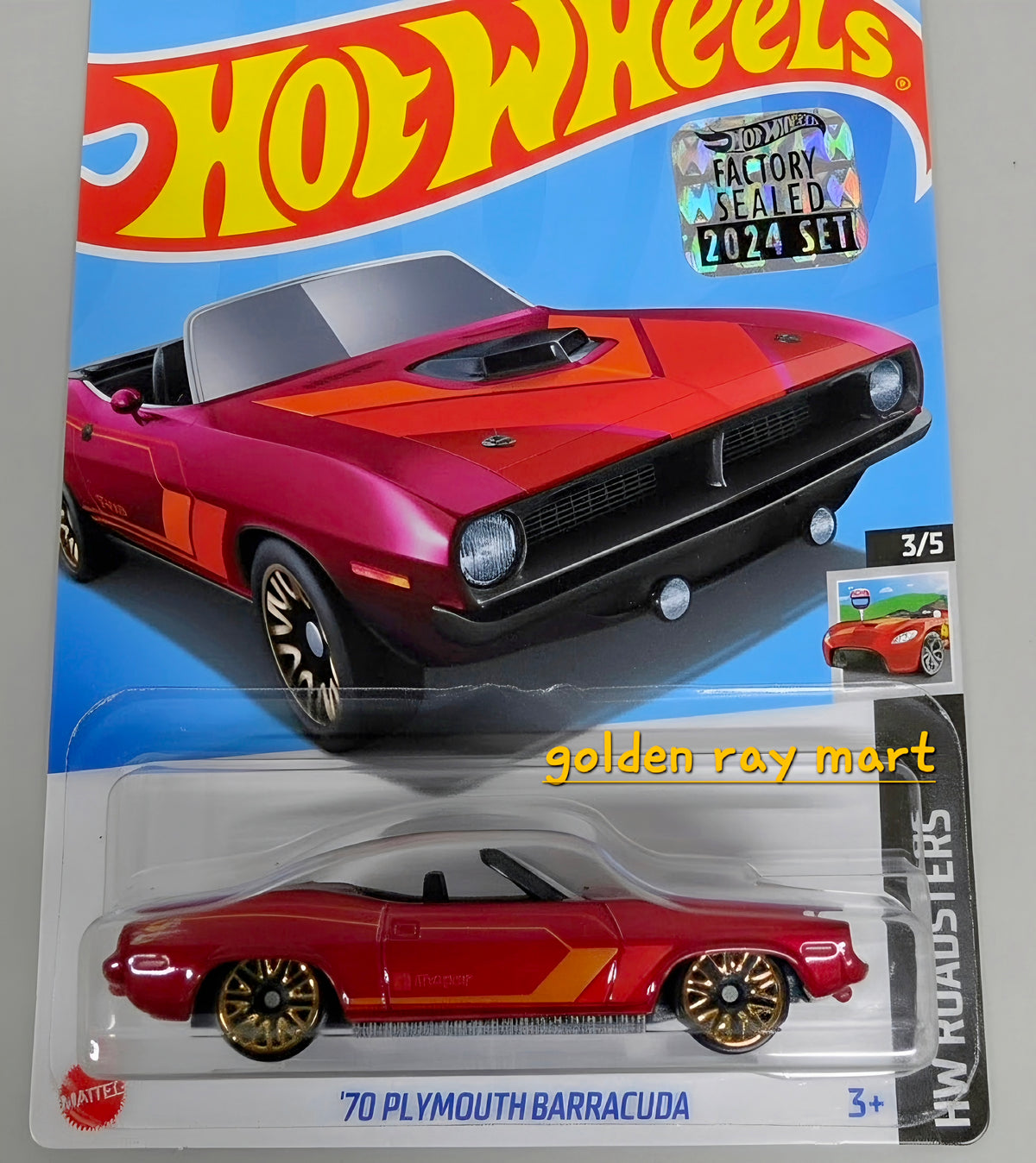 '70 Plymouth Barracuda - Hot Wheels Factory Sealed 2024