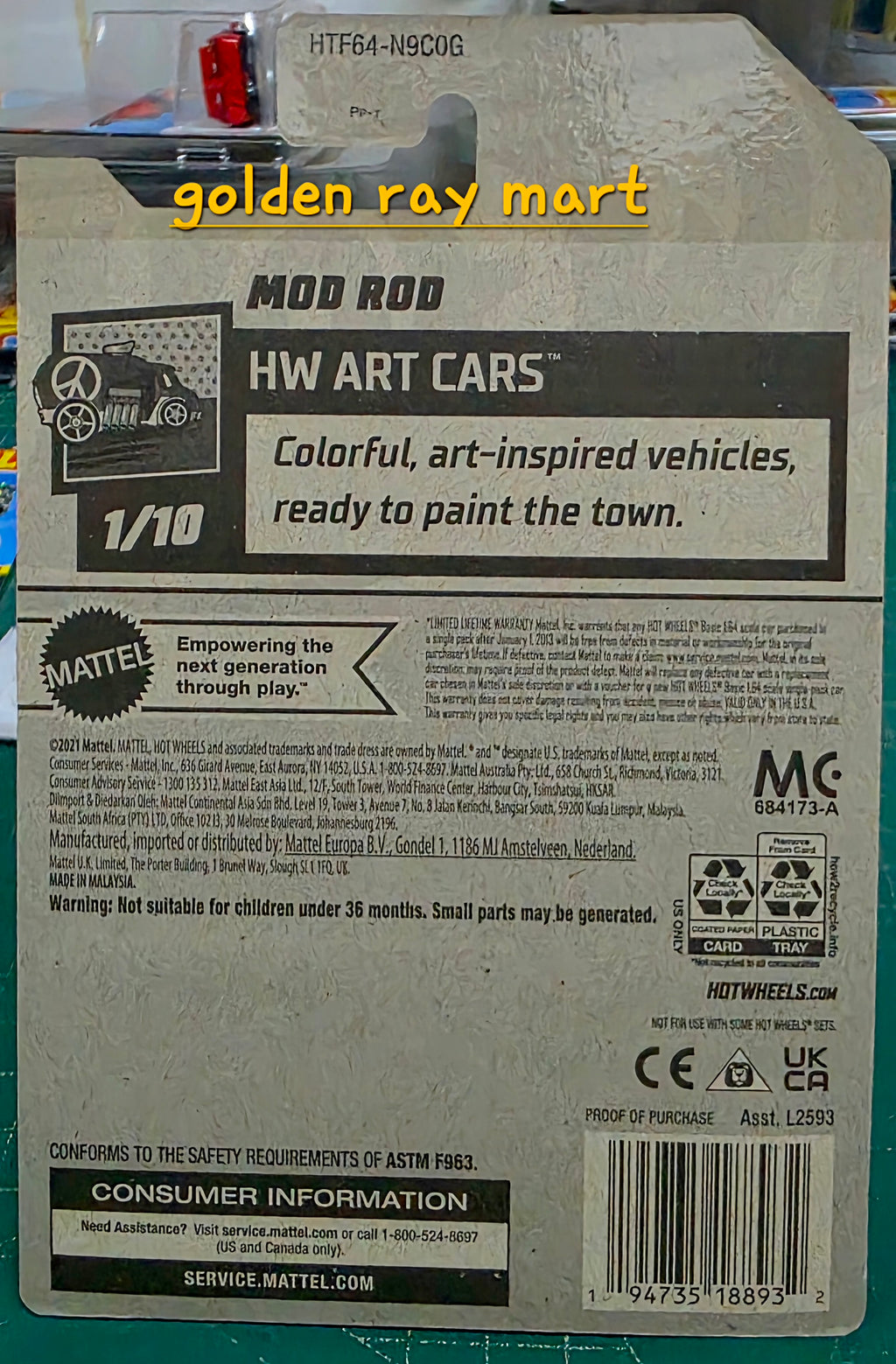 Mod Rod - Hot Wheels Factory Sealed 2024