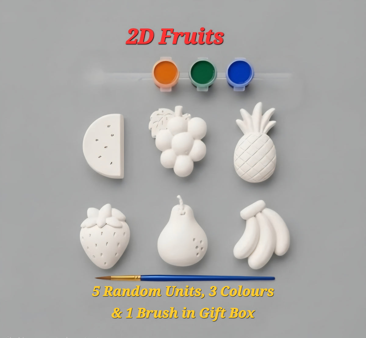 DIY Plaster Painting Kit - Kids Non-toxic Gypsum Powder Mould Art Crafts Creation untuk Seni Tangan Anak-anak