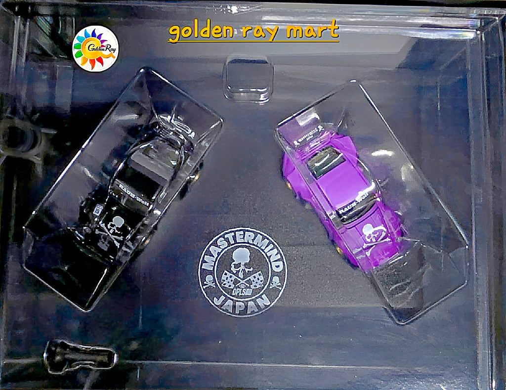 AR Box x DPLS x Mastermind Japan 1:64 RWB 993 2-Car Box Set IDE 2026 Exclusive (Black and a Matte Purple RWB 993)