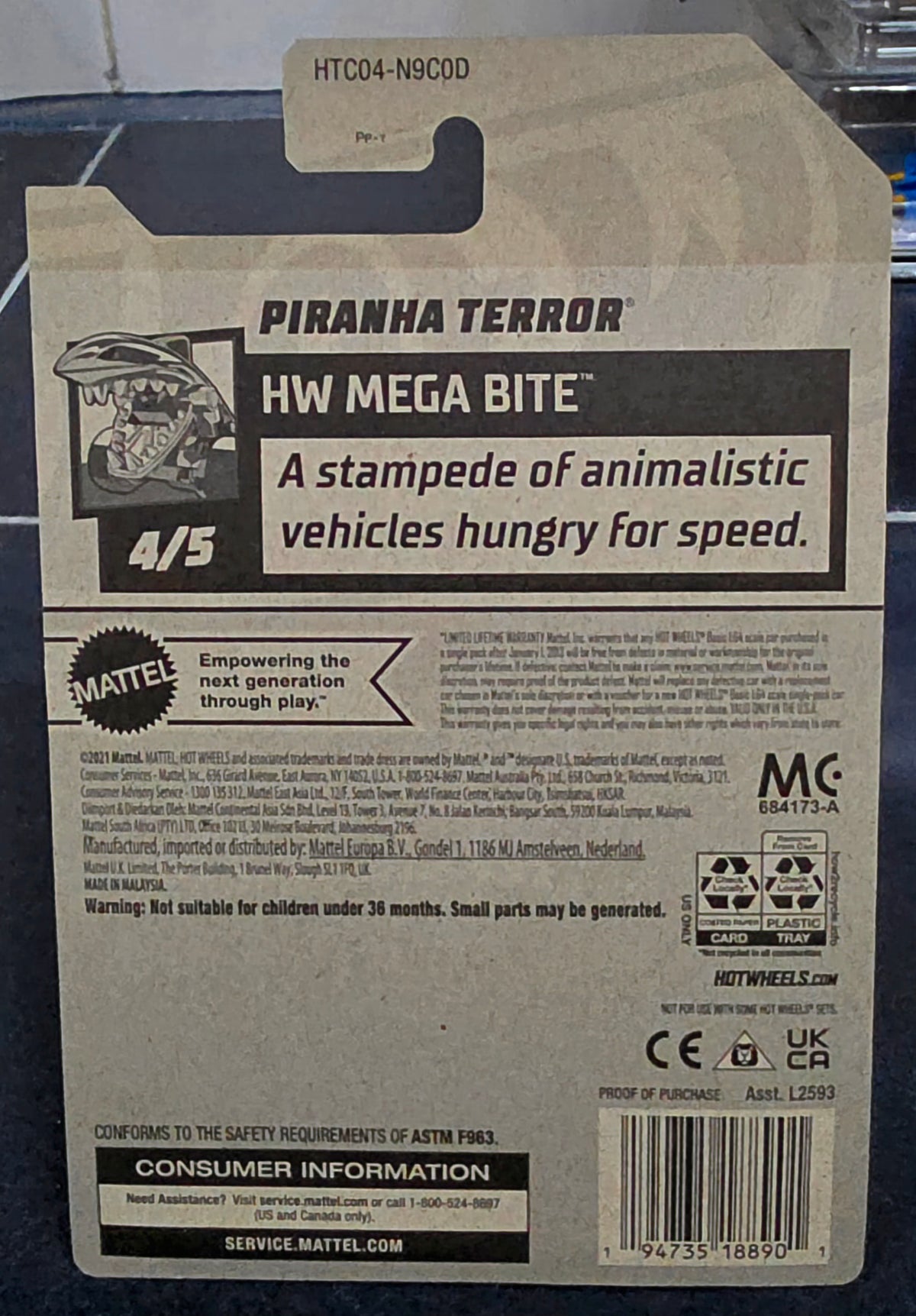 Pirhana Terror (2pcs) - Hot Wheels Factory Sealed 2024