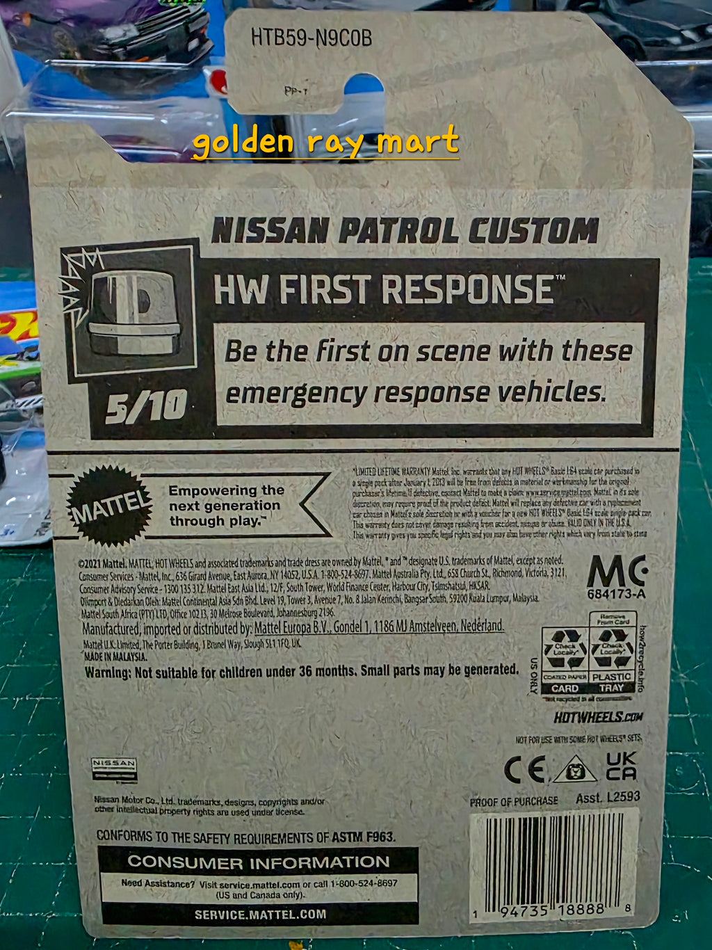 Nissan Patrol Custom - Hot Wheels Factory Sealed 2024