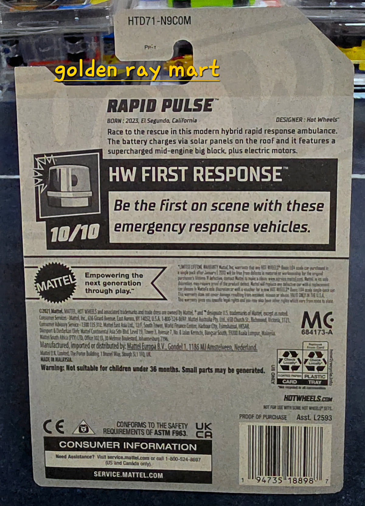 Rapid Pulse (2pcs) - Hot Wheels Factory Sealed 2024