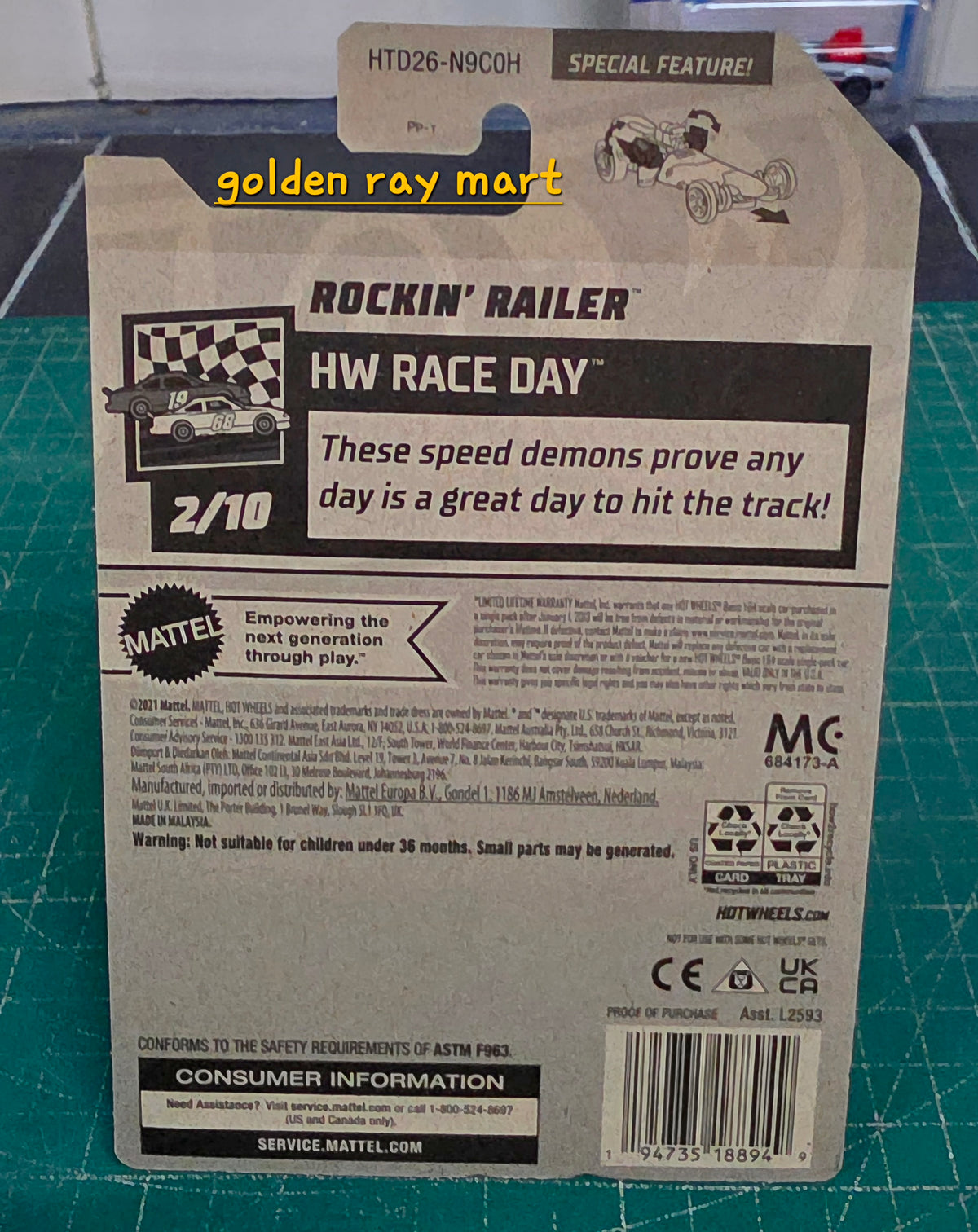Rockin' Railer 2pcs - Hot Wheels Factory Sealed 2024