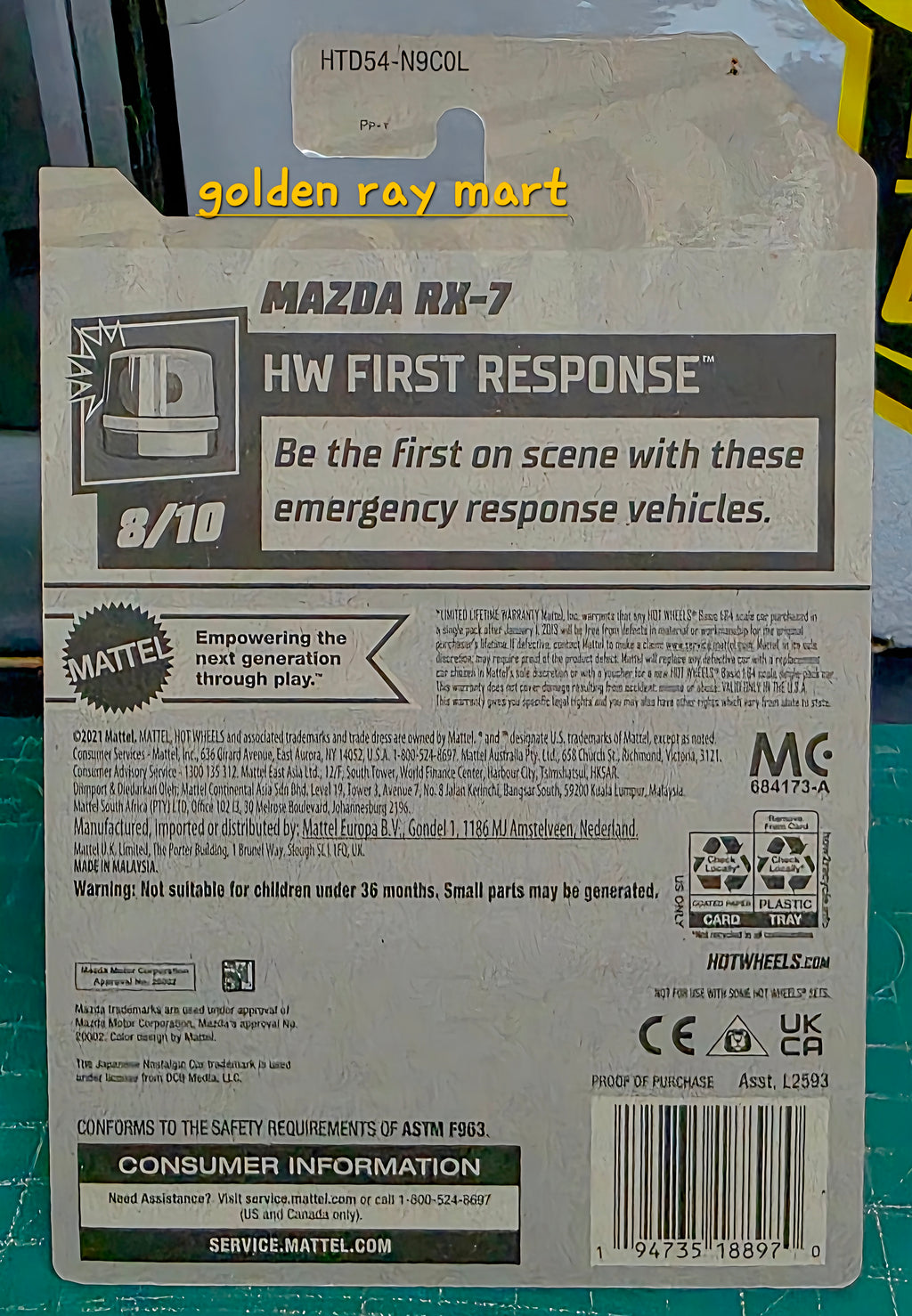Mazda RX-7 - Hot Wheels Factory Sealed 2024