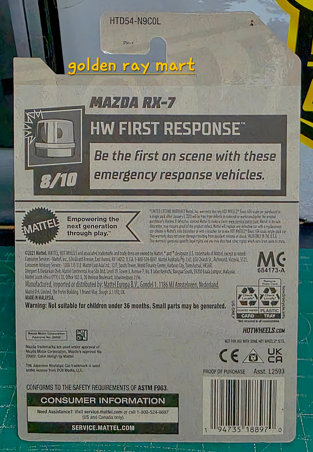 Mazda RX-7 - Hot Wheels Factory Sealed 2024