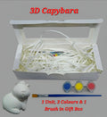 DIY Plaster Painting Kit - Kids Non-toxic Gypsum Powder Mould Art Crafts Creation untuk Seni Tangan Anak-anak