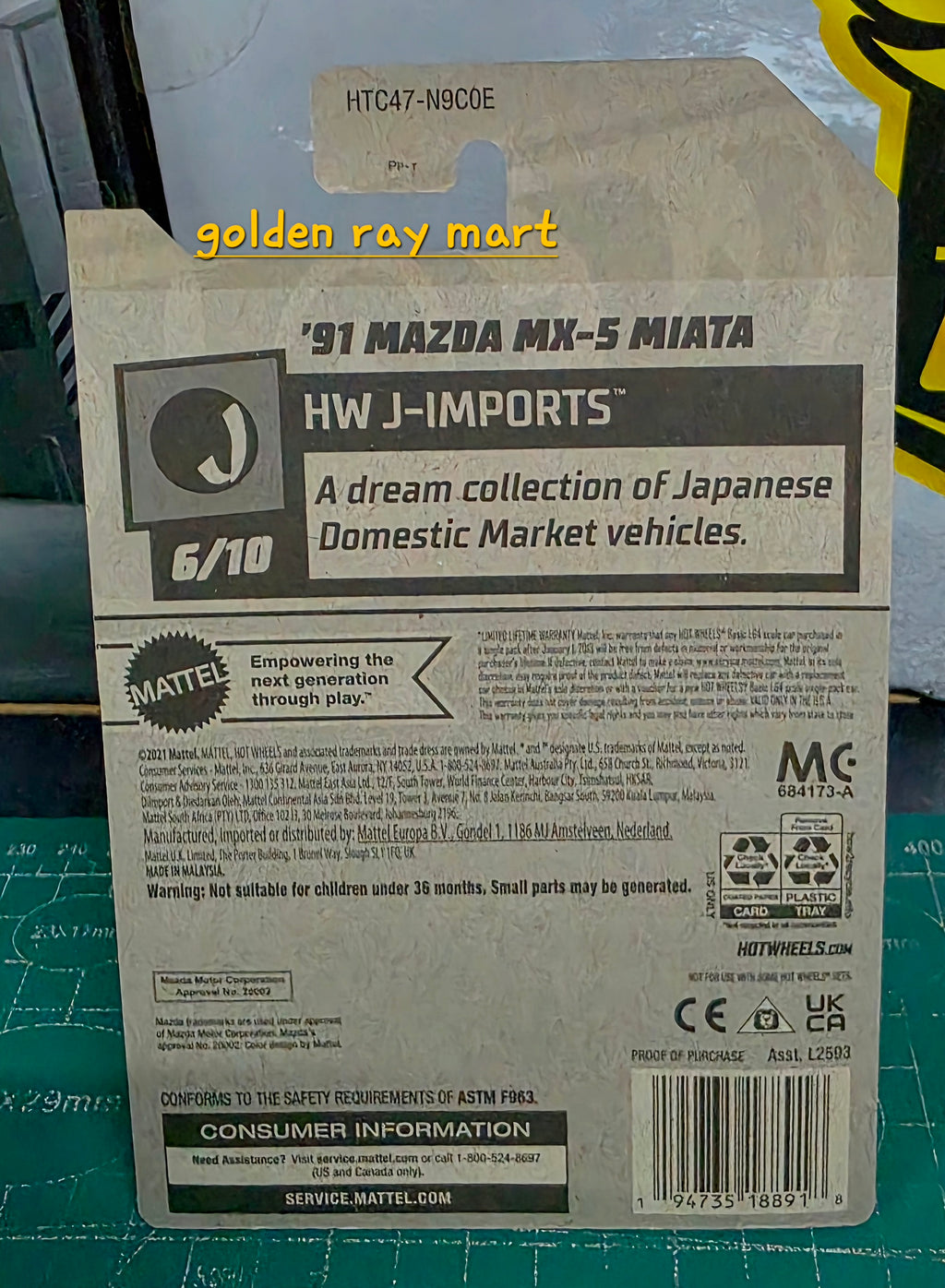 '91 Mazda MX-5 Miata - Factory Sealed 2024