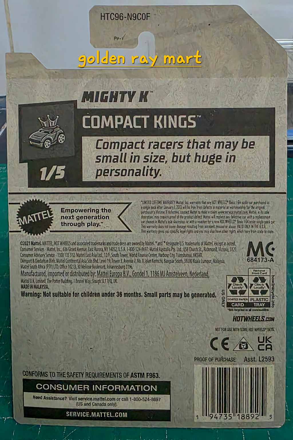 Mighty K - Hot Wheels Factory Sealed 2024