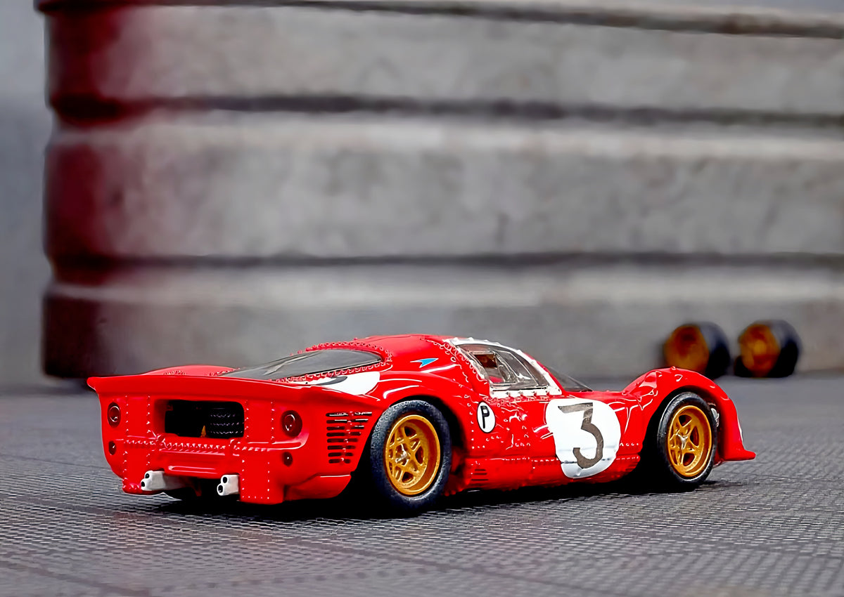 Hot Wheels Elite64 1967 Ferrari 330 P4 Rosso Corsa Red