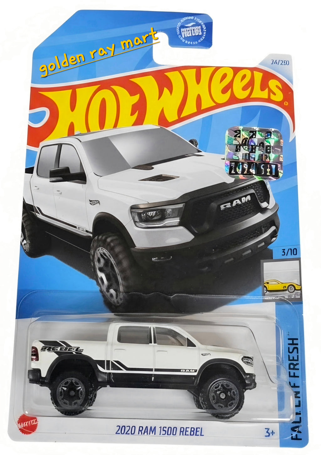 2020 RAM 1500 Rebel - Hot Wheels Factory Sealed 2024