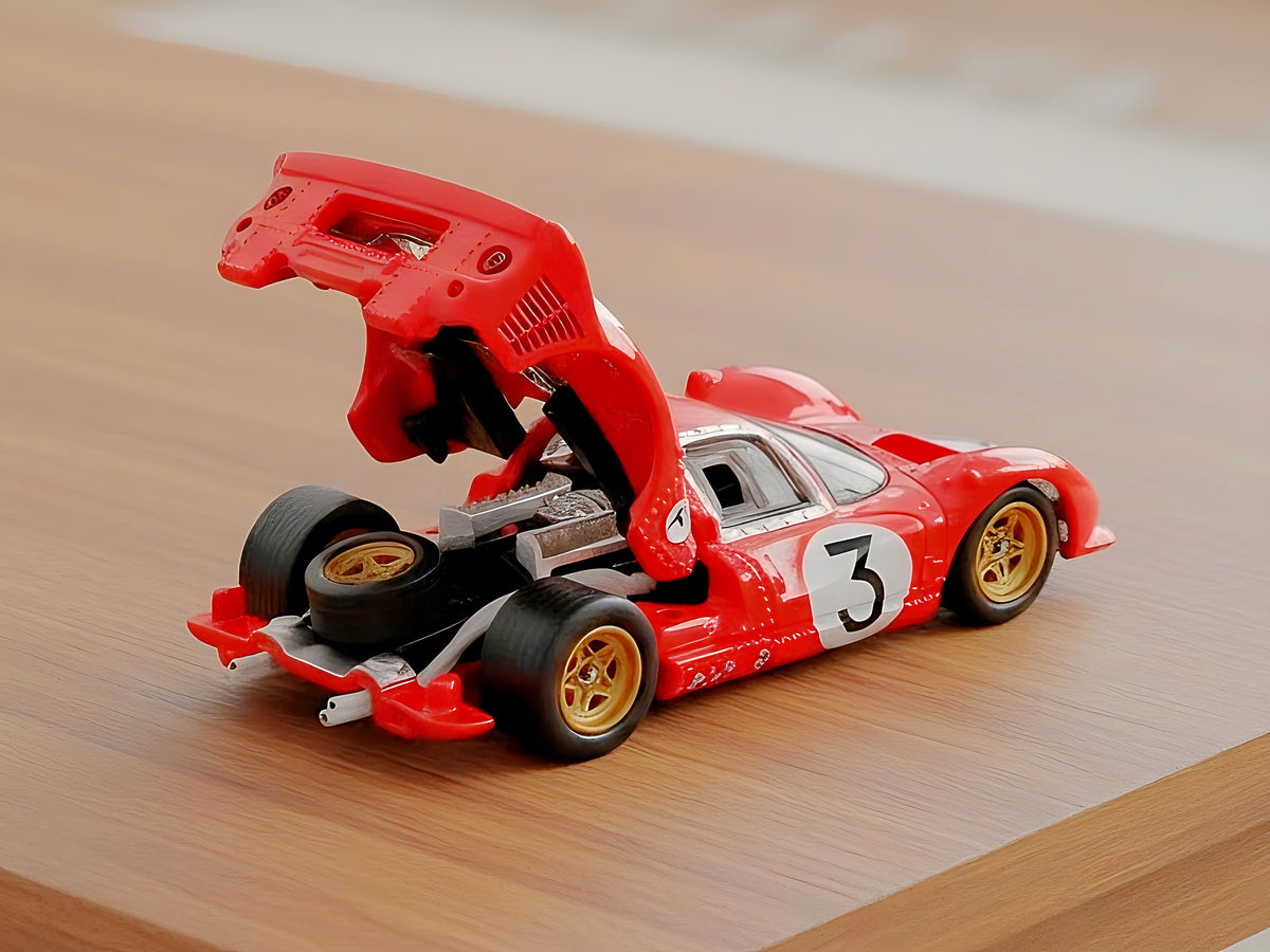 Hot Wheels Elite64 1967 Ferrari 330 P4 Rosso Corsa Red