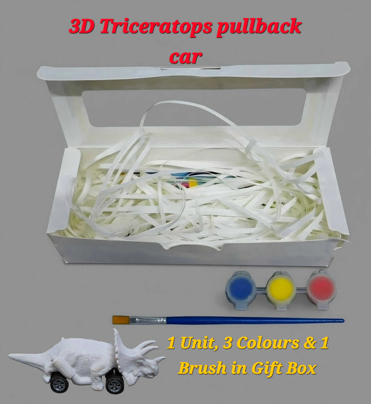 DIY Plaster Painting Kit - Kids Non-toxic Gypsum Powder Mould Art Crafts Creation untuk Seni Tangan Anak-anak