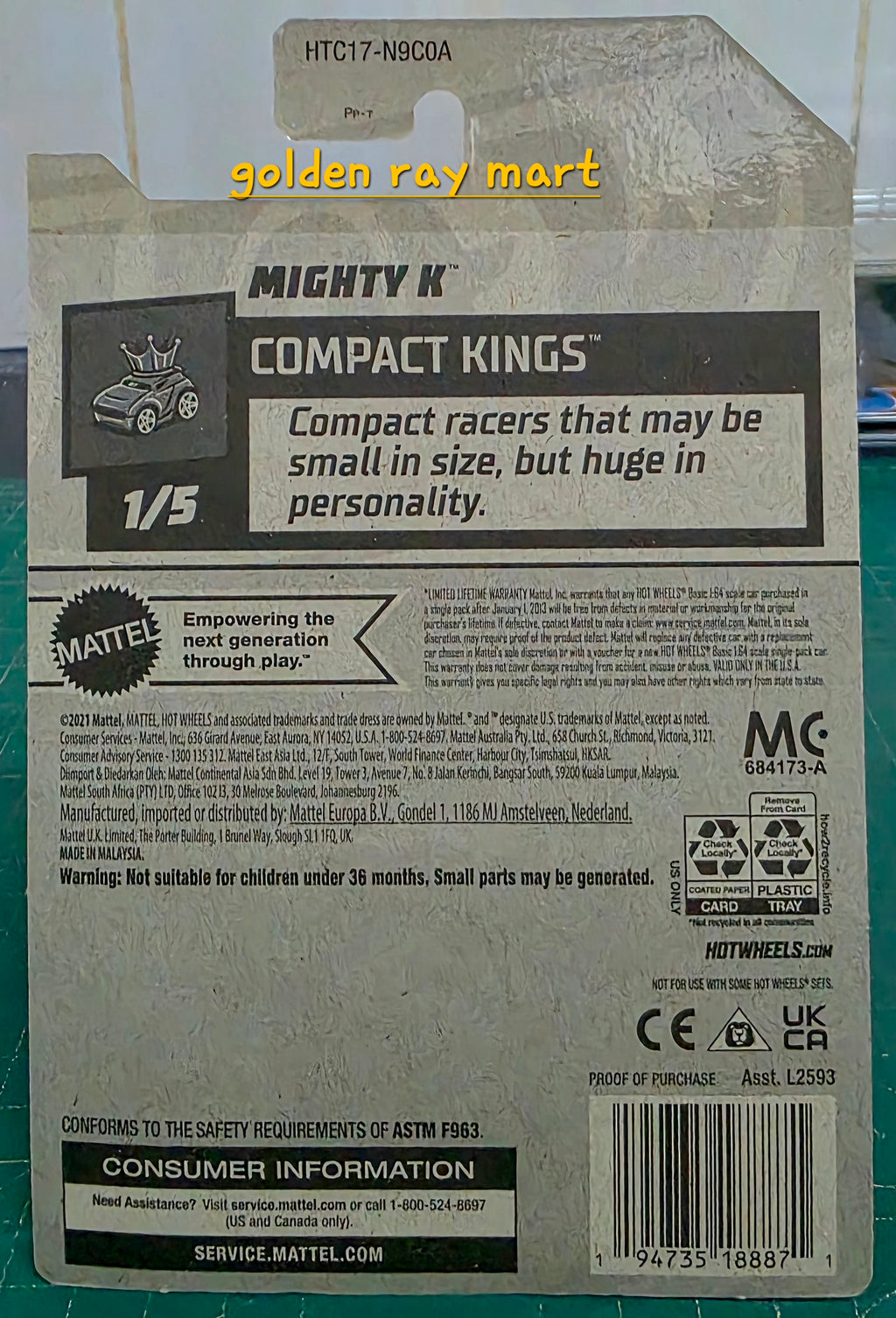 Mighty K - Hot Wheels Factory Sealed 2024