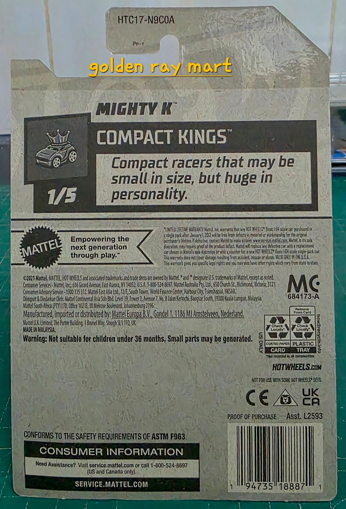 Mighty K - Hot Wheels Factory Sealed 2024