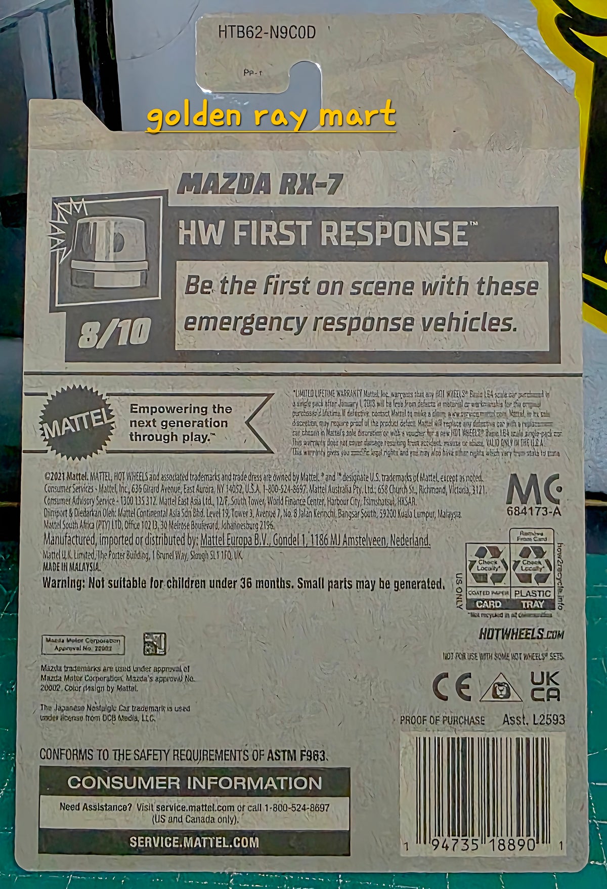 Mazda RX-7 - Hot Wheels Factory Sealed 2024