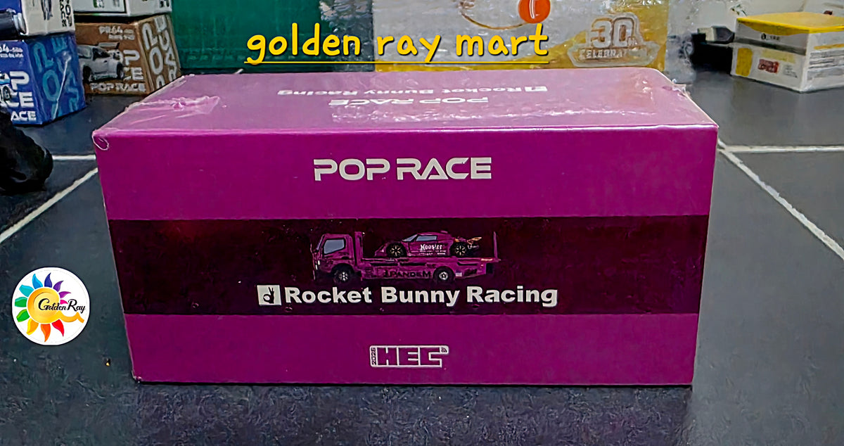 Pop Race × XCarToys: 1:64 Rocket Bunny Racing Set - HEC 2026